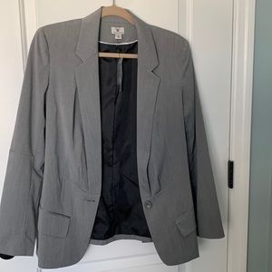 Gray blazer